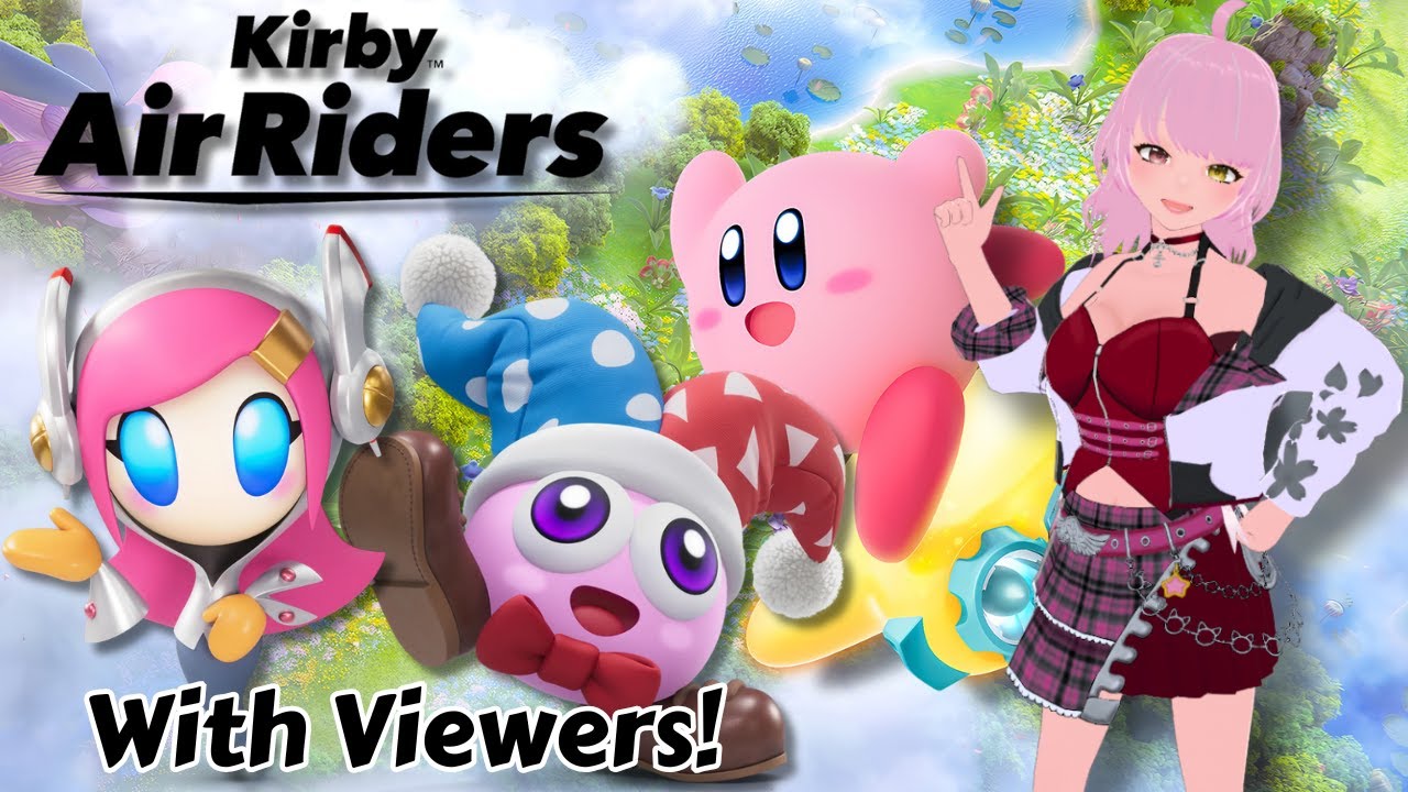 Kirby Air Riders WITH VIEWERS! #gaming #vtuber #kirby #nintendo