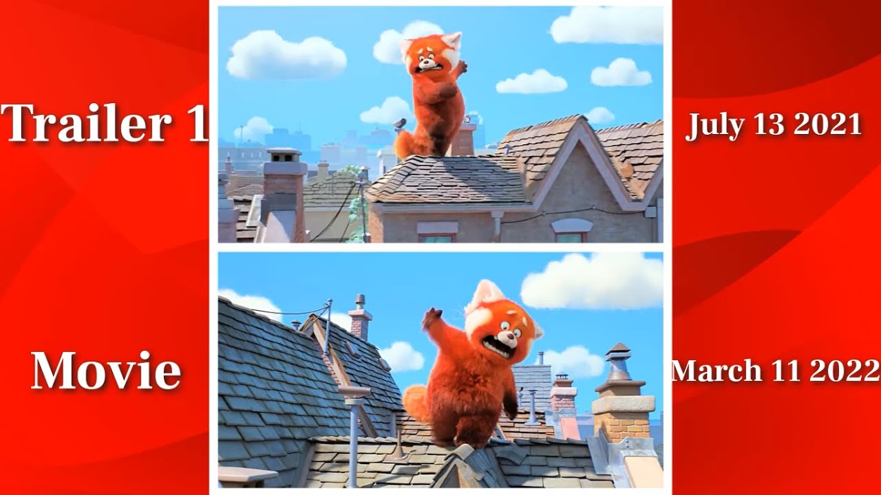 Turning Red Trailer Vs Movie