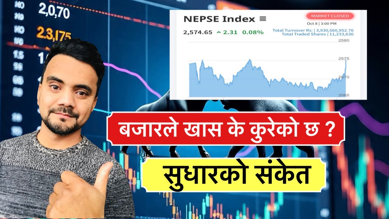 बजार घट्न मानेन के अब फर्केला त बजार अब को रणनिती कस्तो NEPSE Technical Analysis by Shankalpa Dhakal