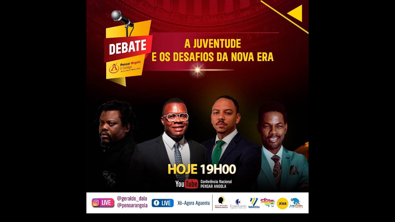 Pensar Angola é Comigo A juventude e os desafios da nova era #03 com Naice Zulo, Costa Vilola, BV