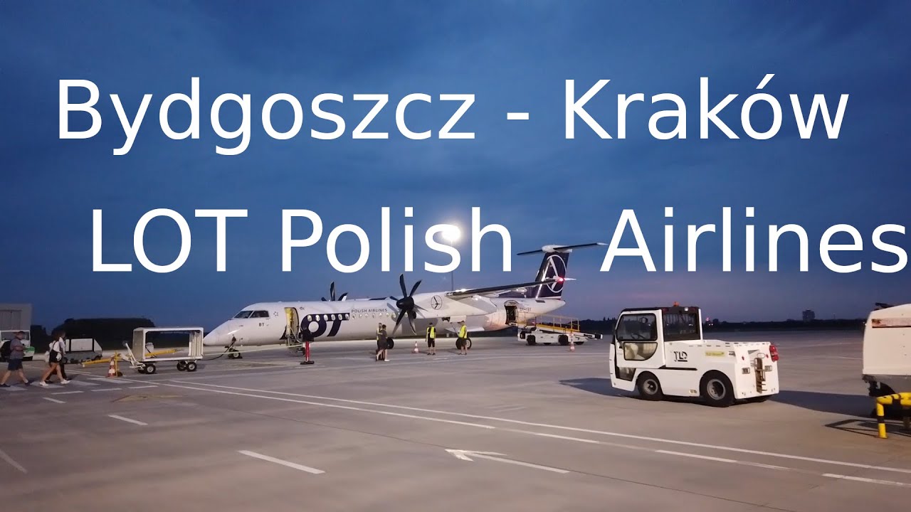 Bydgoszcz (BZG) - Kraków (KRK) LOT-em bezpośrednio | LOT Polish Airlines | Trip Report | Bombardier