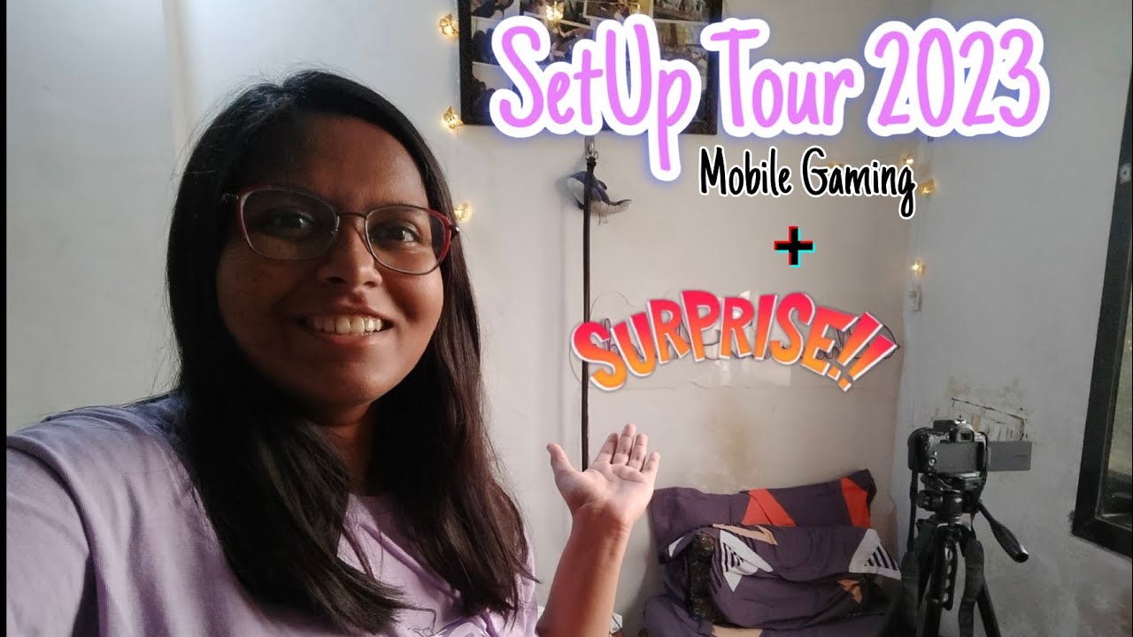 GAMING SETUP TOUR 2023 🎮🎧 | How I Shoot My Mobile Gaming Videos | Low Budget + Portable