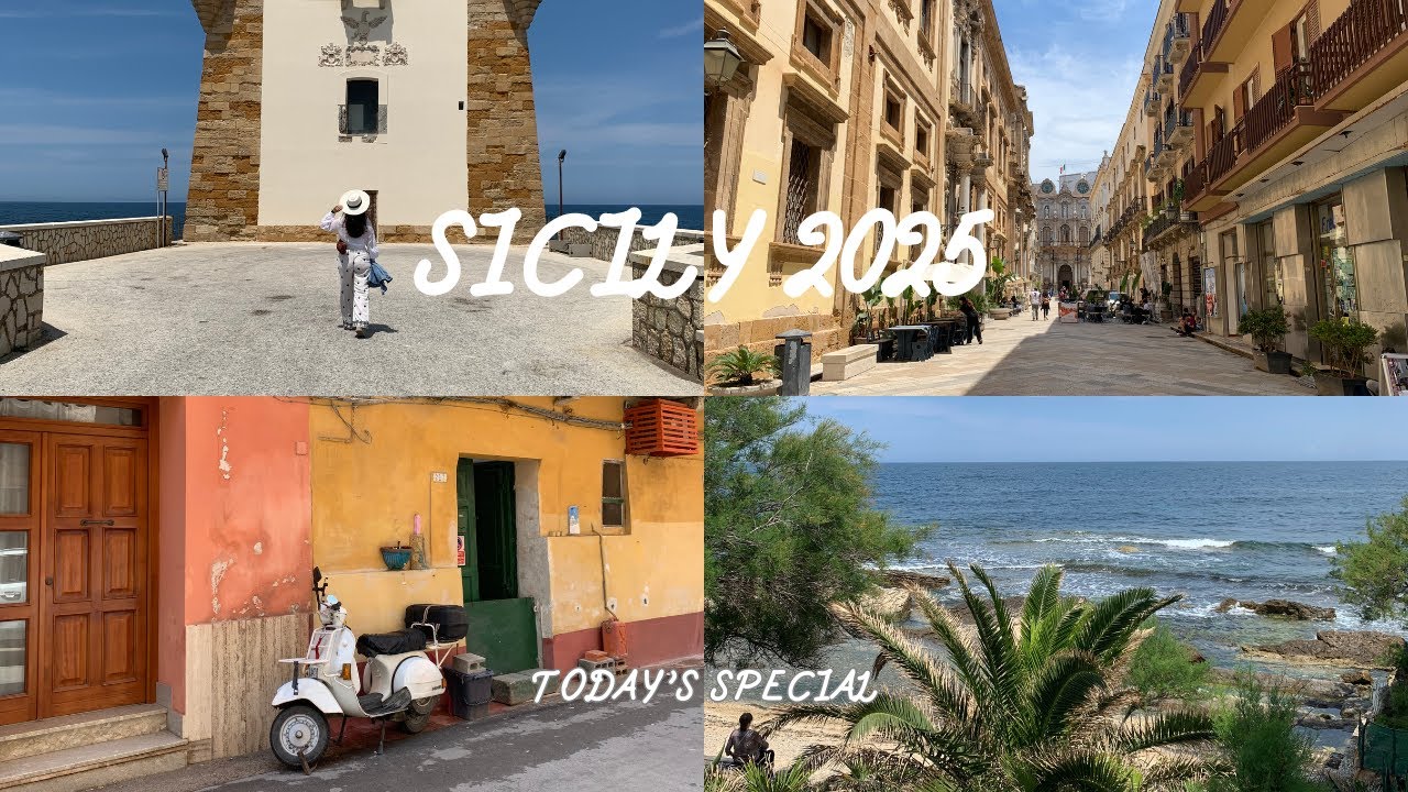 Sicily Road Trip Part 1 🇮🇹 | Palermo, Terrasini,Trapani, Cefalù – What to See & Eat!