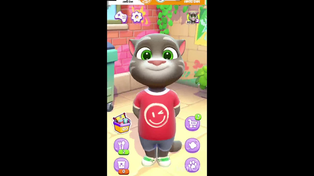 Talking Tom run #live😹