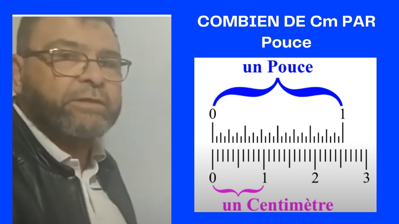 Video N&deg;279 COMMENT TRANSFORMER LE CENTIMETRE EN POUCE