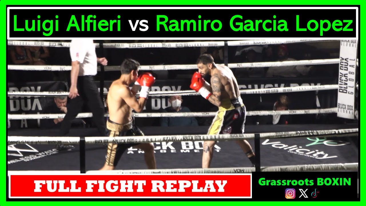 Luigi Alfieri vs Ramiro Garcia Lopez - FULL FIGHT - Blvck Box Global (BADNESS) - 24/05/25