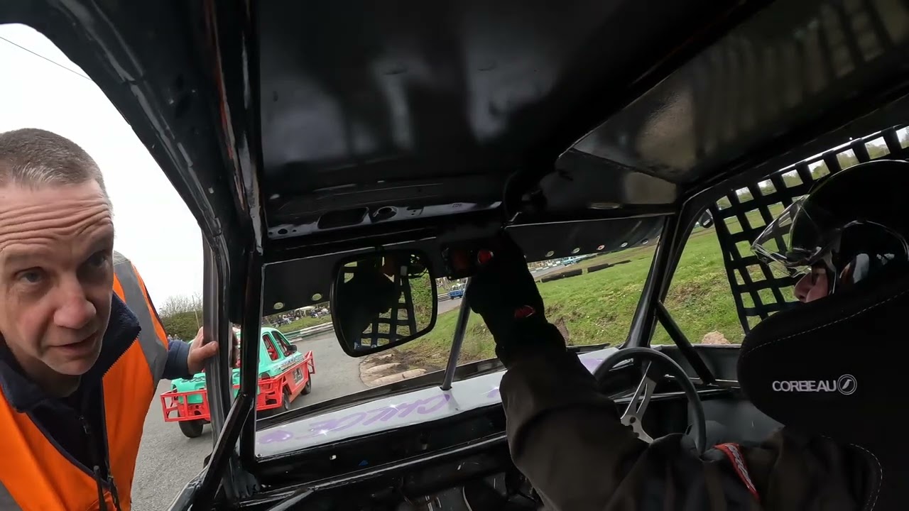 9th April 1 litre stock cars race 3 Andy Harris 302 Grimley raceway