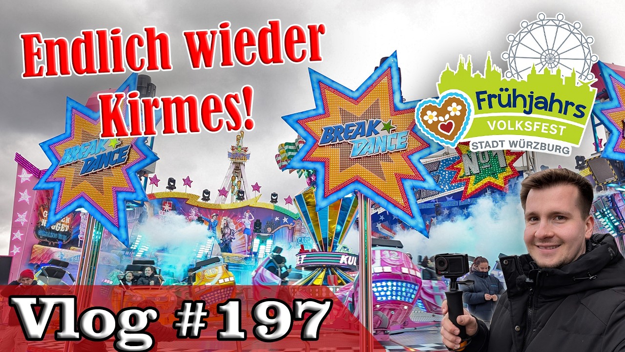 Endlich wieder Kirmes!🎡 Würzburger Frühjahresvolksfest 2026 | Vlog #197