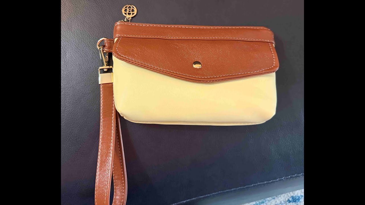 Leather Neo Wristlet Crossbody Bag