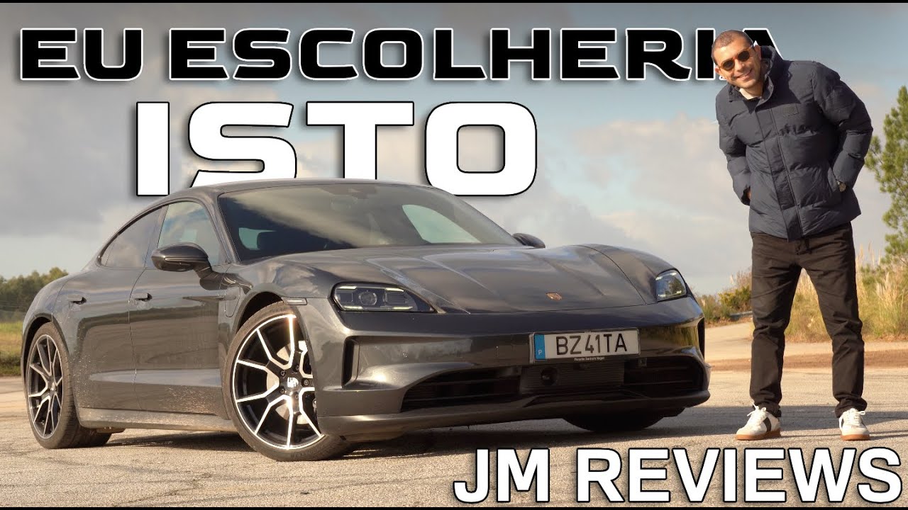 QUERO LÁ SABER SE É ELÉCTRICO... O PORSCHE TAYCAN É PARA QUEM GOSTA DE CONDUZIR 🥵 - JM REVIEWS 2026