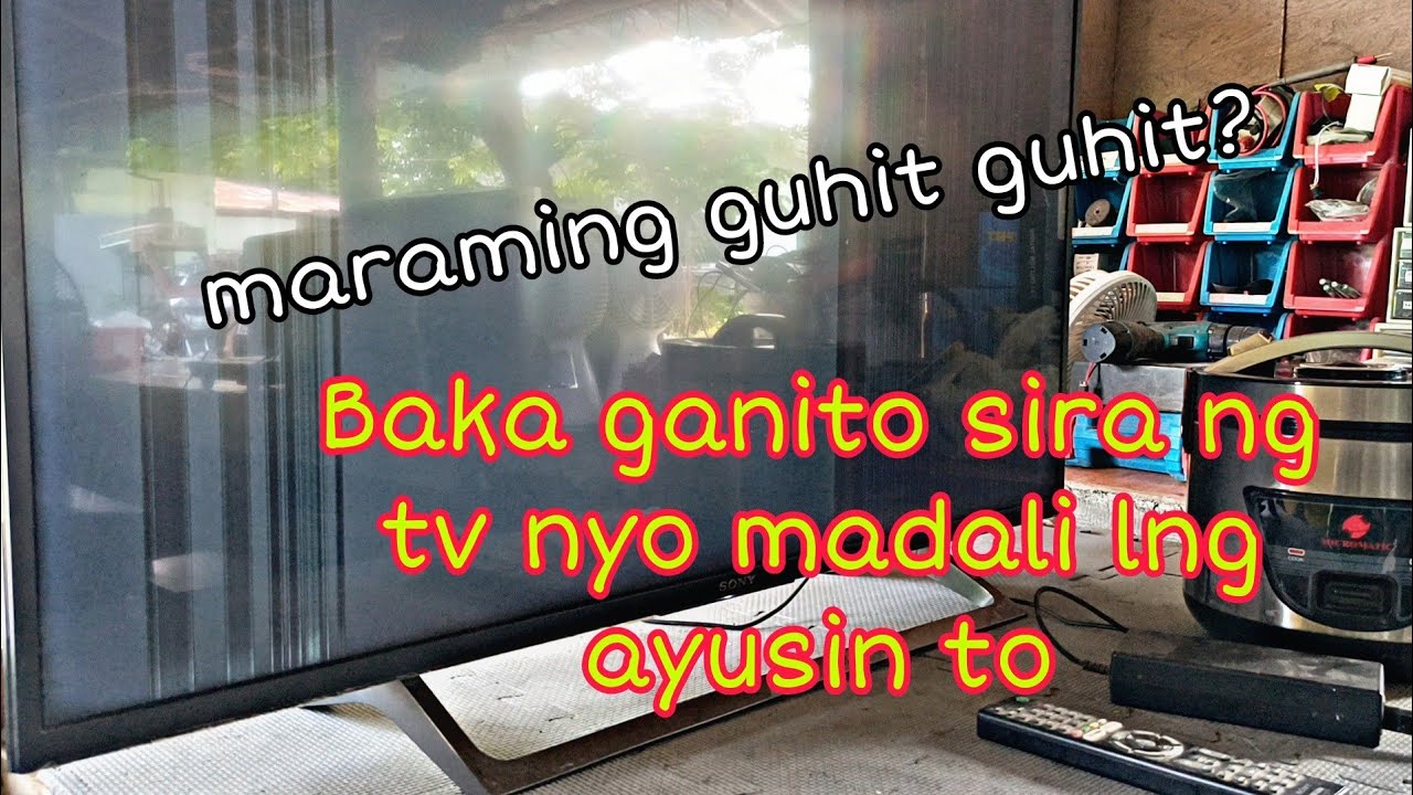 baka ganito sira ng tv nyo panoorin paano ayusin vertical lines for beginners only