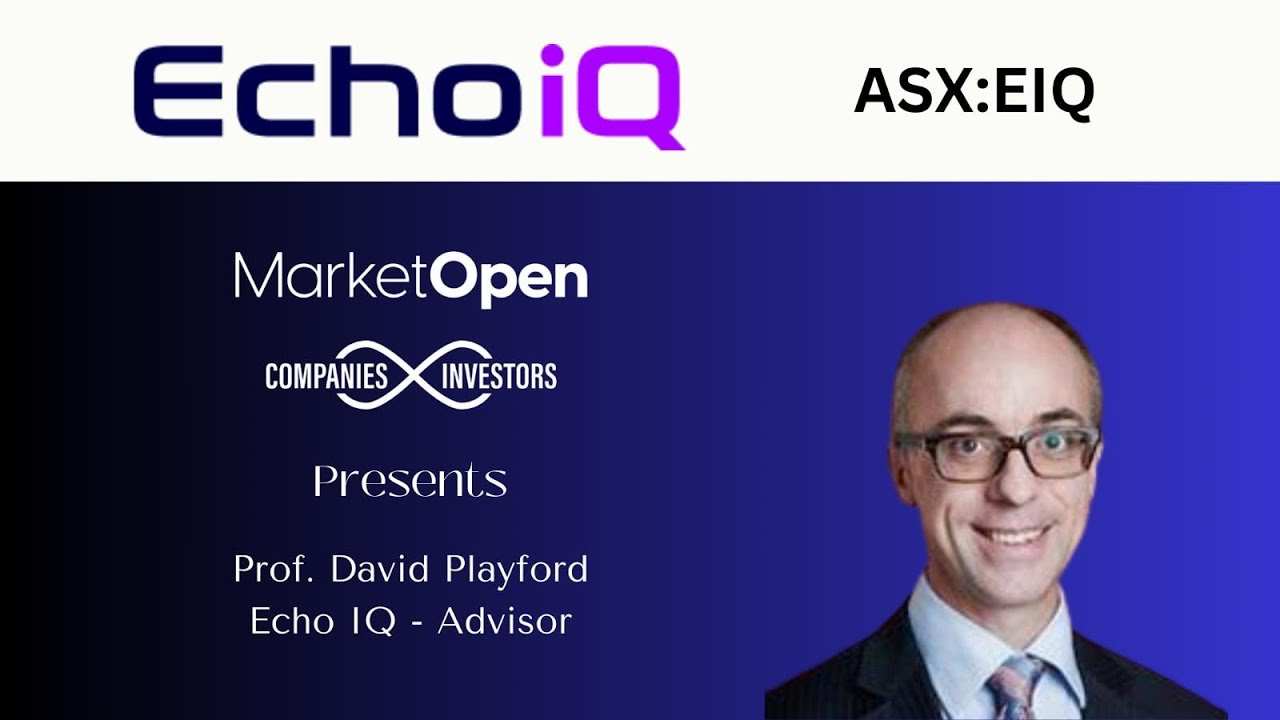 Echo IQ (ASX:EIQ) | Prof David Playford on a new approach to aortic stenosis risk