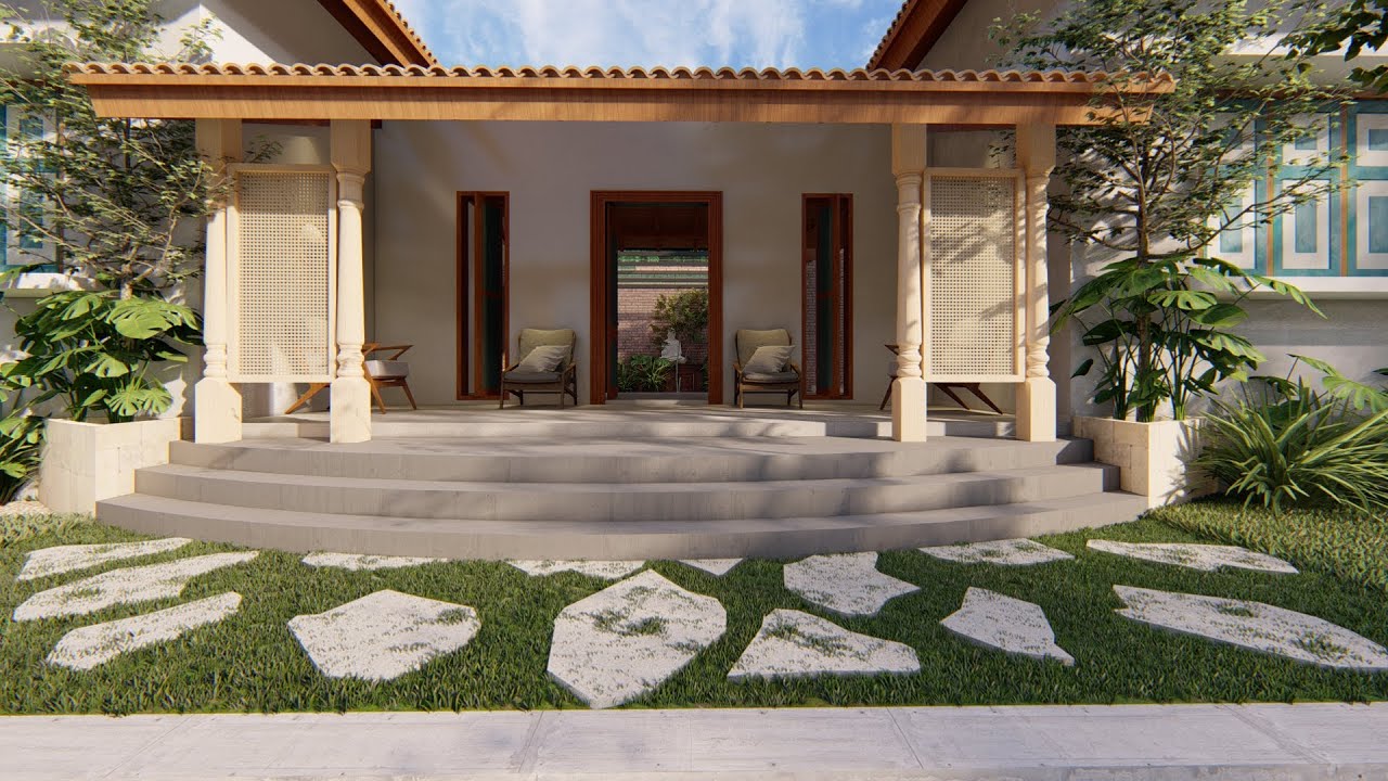 Traditional house design. home tour/ proposed house @ Kandy, Sri lanka. Arch Plus-Shashika ekanayaka