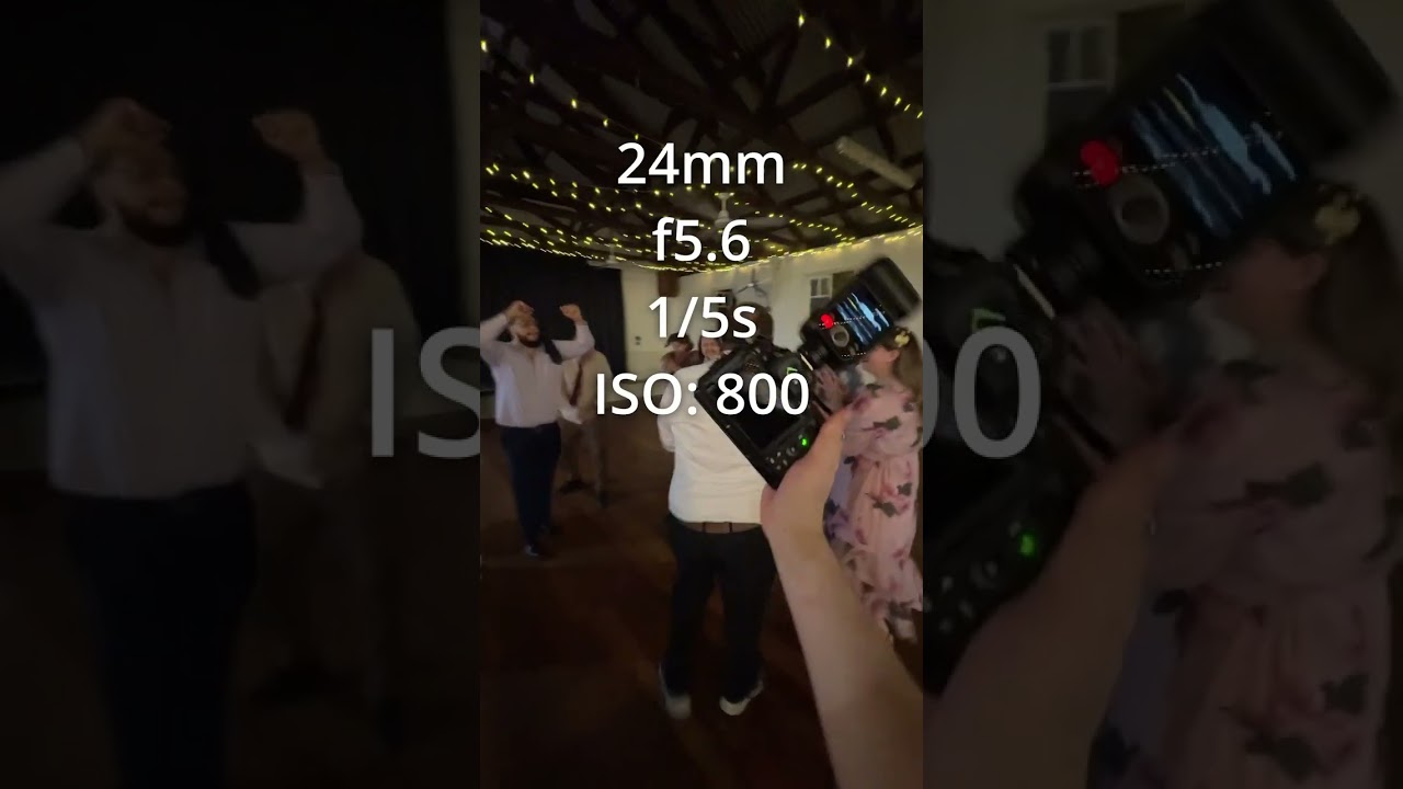 Use these Settings with FLASH at receptions