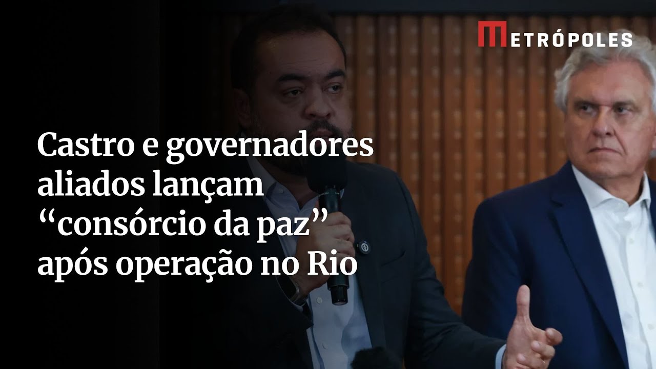 Ação contra CV: Castro fala após reunião com governadores de direita