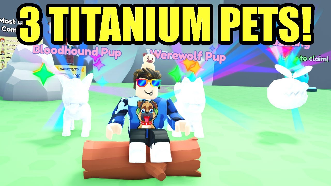 I Got 3 Insane Titanium Pets Now In Roblox Collect All Pets!