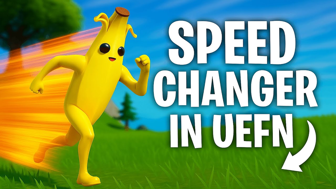 How to make speed changer in UEFN?! | Fortnite UEFN Tutorial