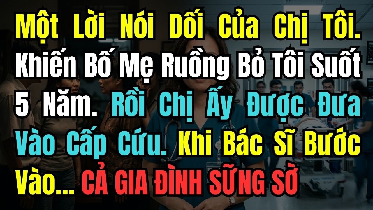 Bố Mẹ Tin Tôi Lời Chị Tôi Và Cắt Đứt Mọi Liên Lạc Với Tôi - 5 Năm Sau, Tôi Là Hy Vọng Duy Nhất....