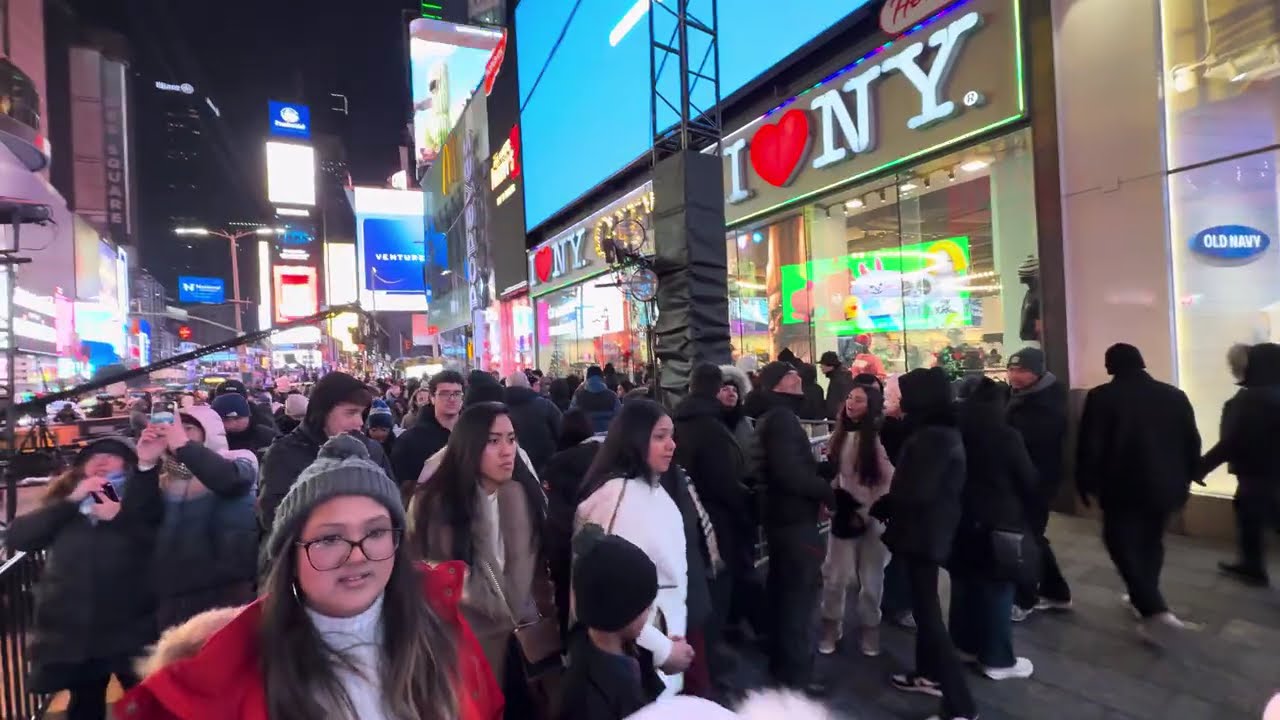 New Year Eve 2026 #timessquare #2026 #4k