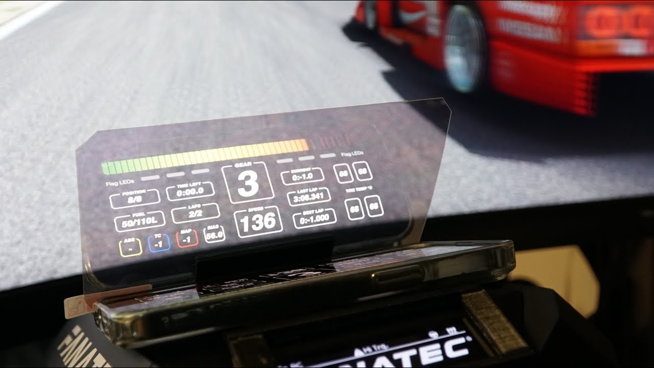 Head up Display für Fanatec Podium, DD Pro, etc. [deutsch | english CC]