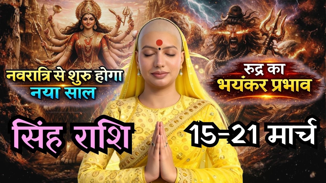 सिंह 15-21 मार्च  राशिफल 2026 | मार्च राशिफल | सिंह राशिफल | Singh rashifal | March rashifal