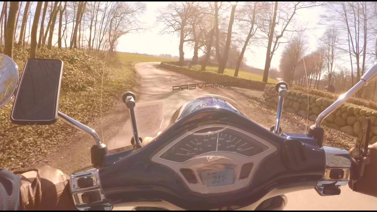 Vespa Primavera onboard #11 50cc 2020. Taste of summer.