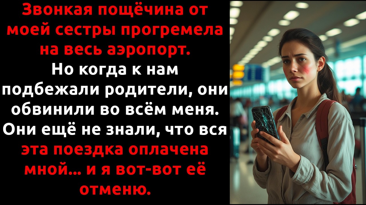 Меня ОБВИНИЛИ во всём после пощёчины сестры... но они НЕ ЗНАЛИ, что все билеты на моё имя.