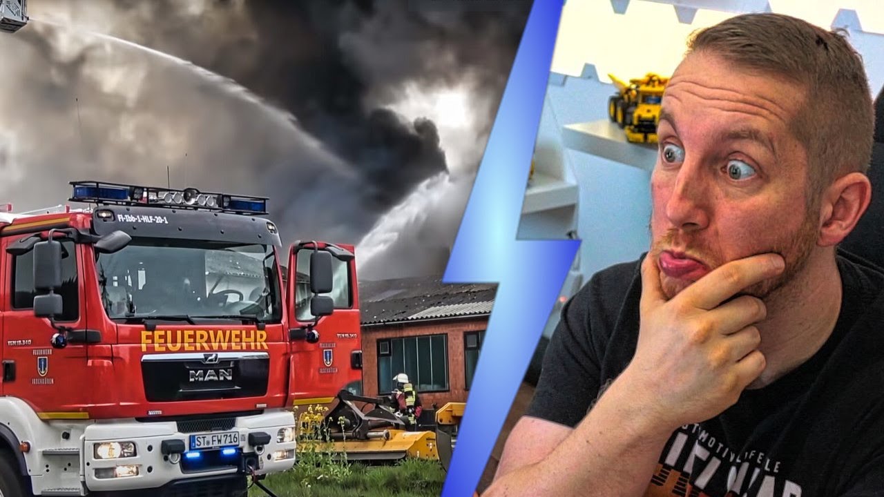 GROßBRAND im Agritechnik Betrieb! Feuerwehr SEZIALFAHRZEUGE rücken aus - M4cM4nus reagiert