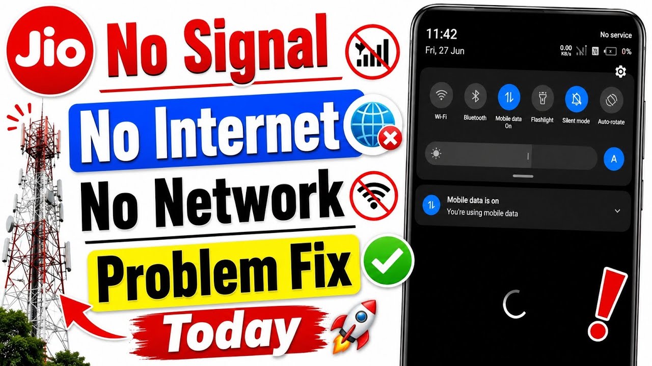 jio network problem | jio 5g network problem | jio net slow problem | jio network problem solution