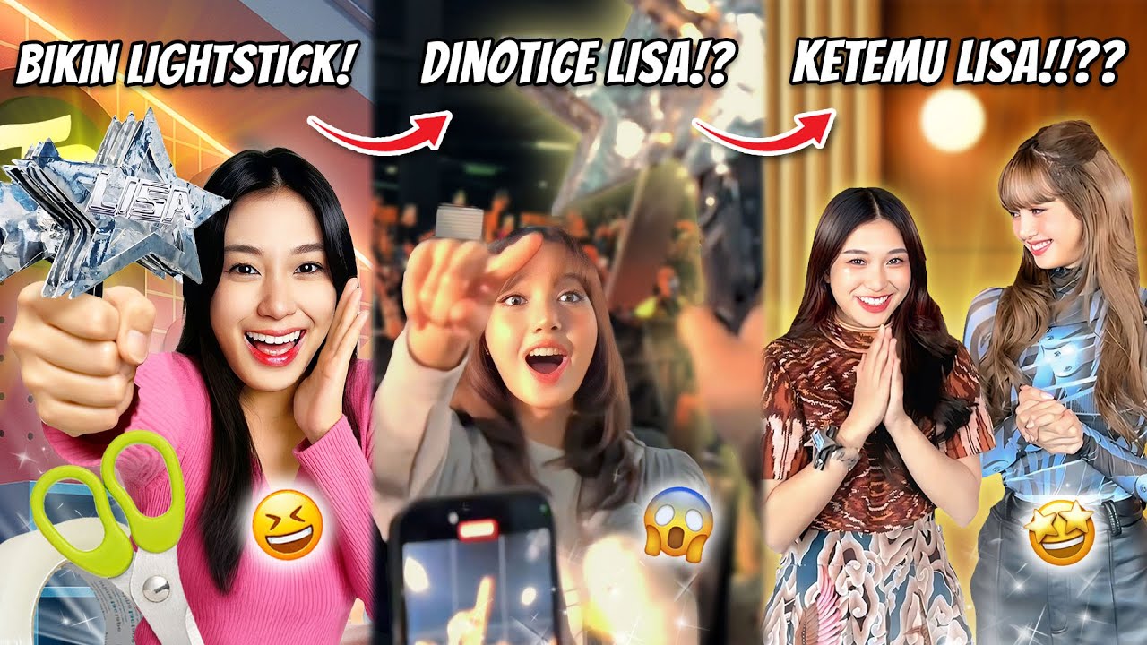 KOMPILASI TIKTOK : BERHASIL DINOTICE SAMPAI KETEMU LISA BLACKPINK