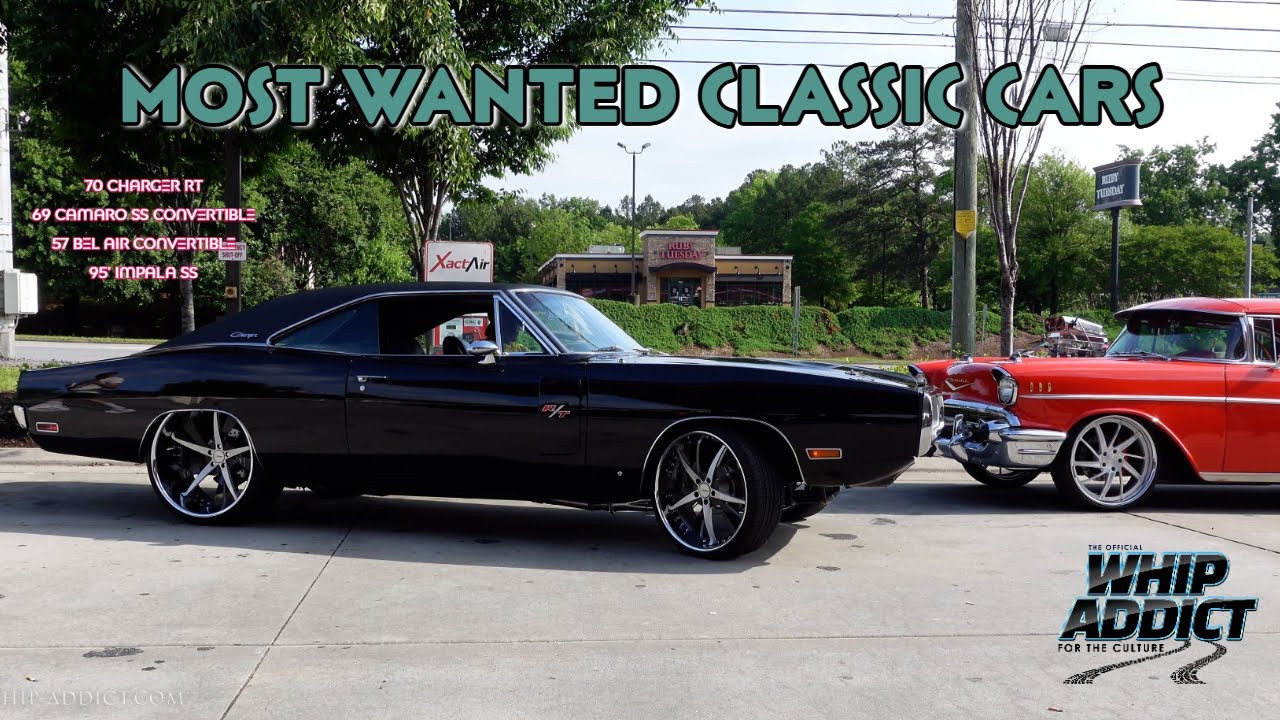 The Ultimate Classic Cars, 70 Charger, 57' Bel Air, 69' Camaro SS, 95' Impala SS! WhipAddict