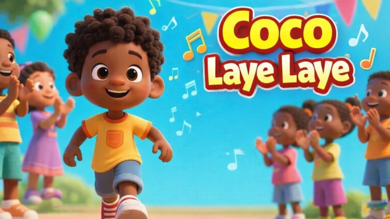 Coco Laye Laye &ndash; Comptine africaine pour enfants | Apprends les pr&eacute;noms en musique ! 🌍🎶