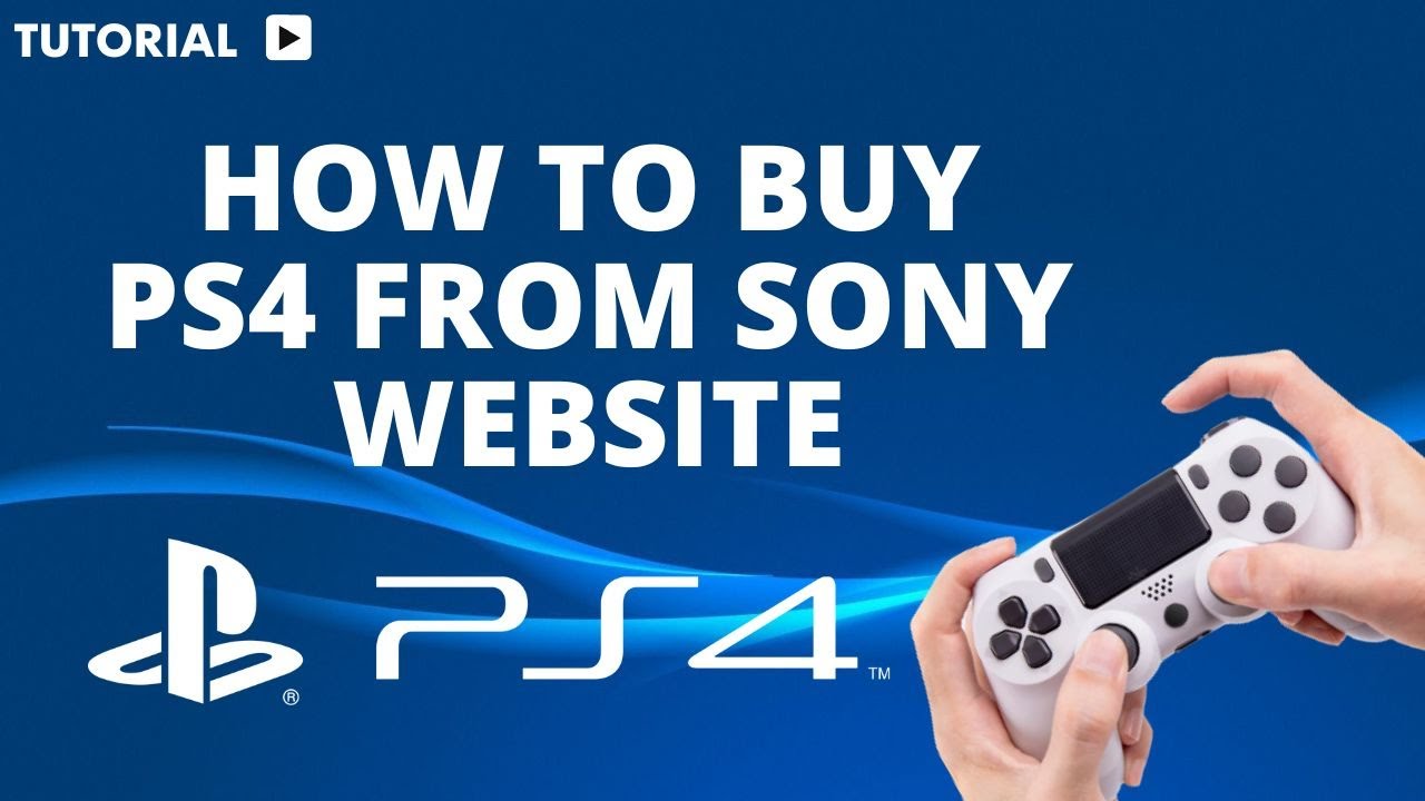 How to buy PS4 from sony website
