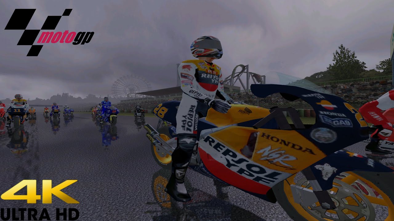 PLAYING 2001 LEGENDARY MOTOGP GAME  IN 2023 - HERE HOW IT LOOKS IN 4K GRAPHICS 120FPS UHD