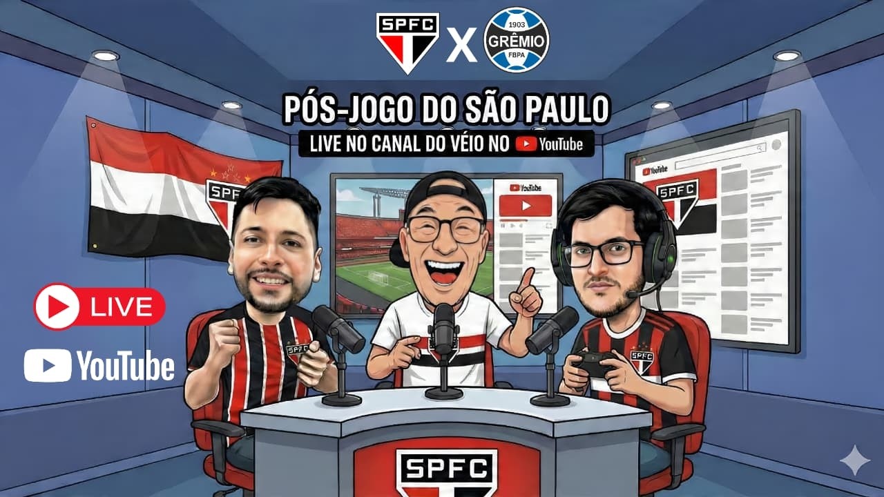 PÓS JOGO AO VIVO | SÃO PAULO X GRÊMIO | BRASILEIRÃO 2026