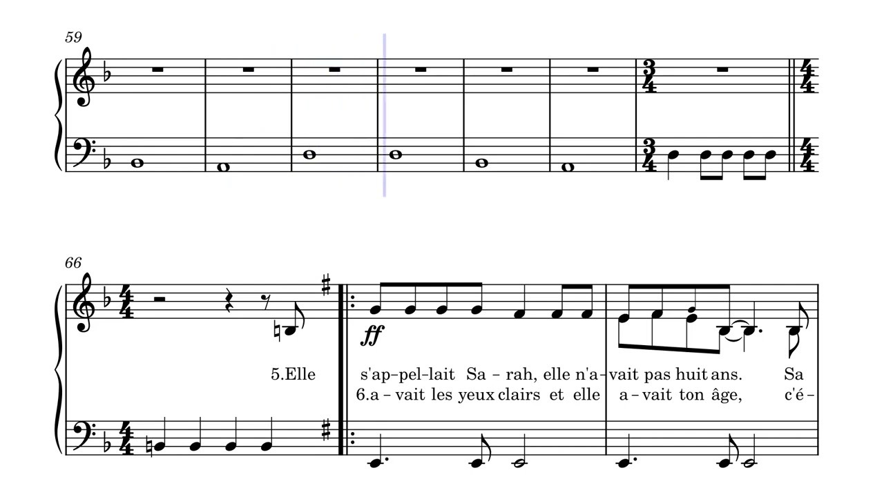 Comme toi – J.J. Goldman/M. Jones : Partition piano/chant facile