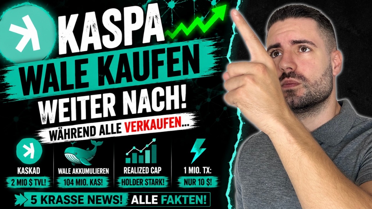 Crypto: Kaspa doesn't make ANYONE nervous... and THAT'S what's crazy!