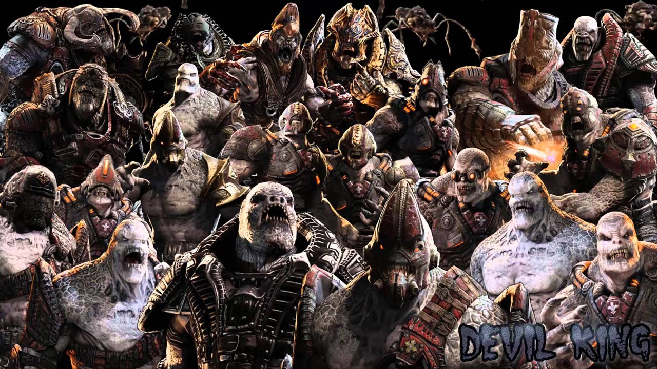 Gears of war 3: Imitaciones de los personajes (Locust)
