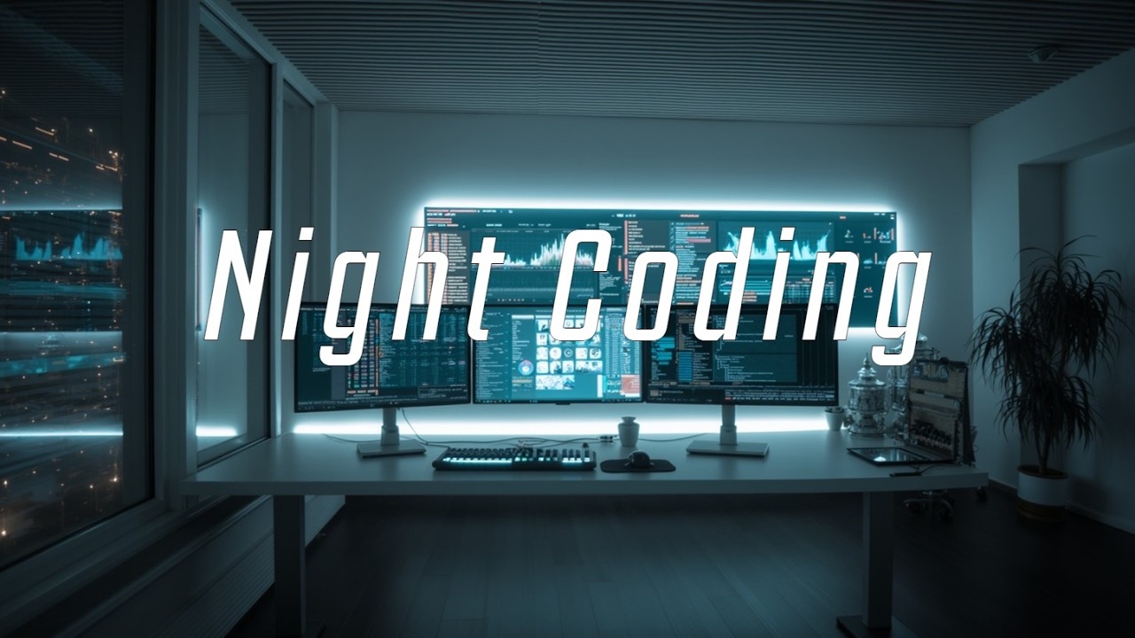 Late Night Coding Music | Dark Hacker Atmosphere & Deep Programming Flow | No Distractions