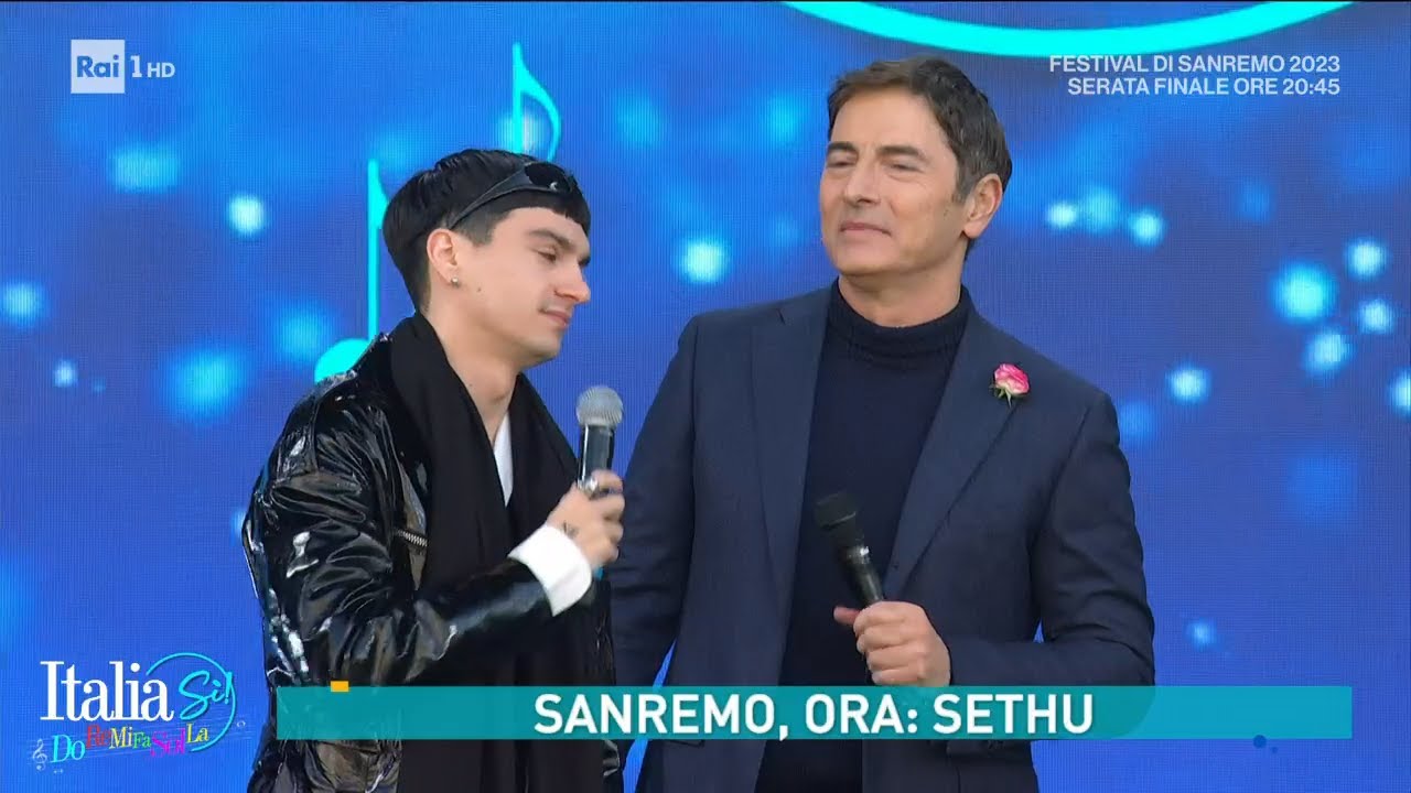 Sanremo, ora : Sethu   - ItaliaSì - 11/02/2023