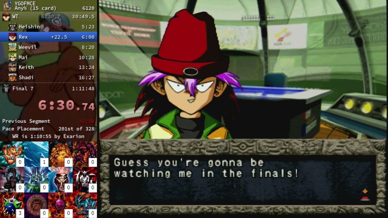 Yu-Gi-Oh Forbidden Memories Any% (15 Card Mod) in 1h 10m 42s (Former World Record)