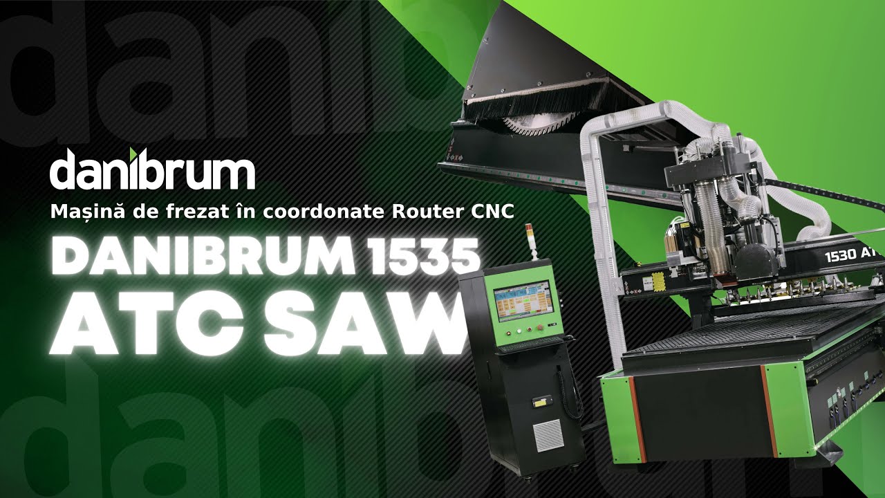 Grup tăiere router CNC 1535 ATC SAW - danibrum.ro