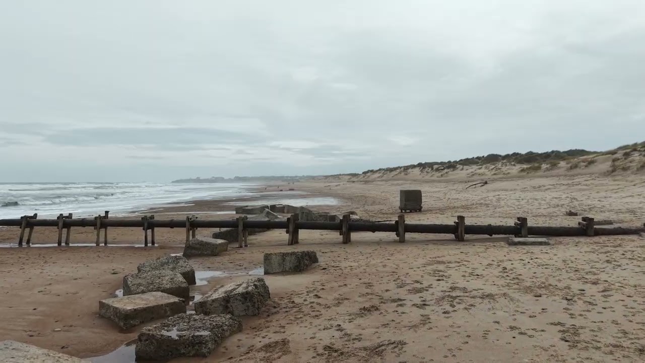 Blyth beach war Defences 