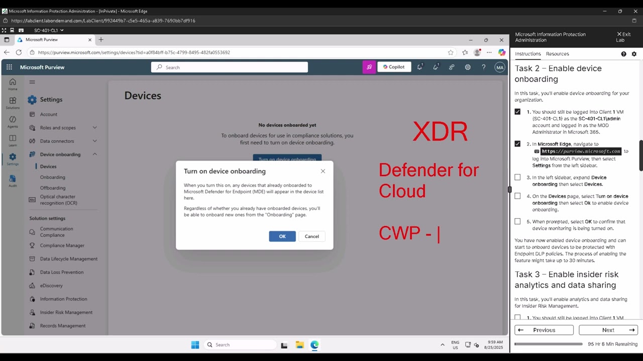 SC-401 -  Lab0_Ex0_Lab_Setup - Prepare your environment for administration @MicrosoftLearn