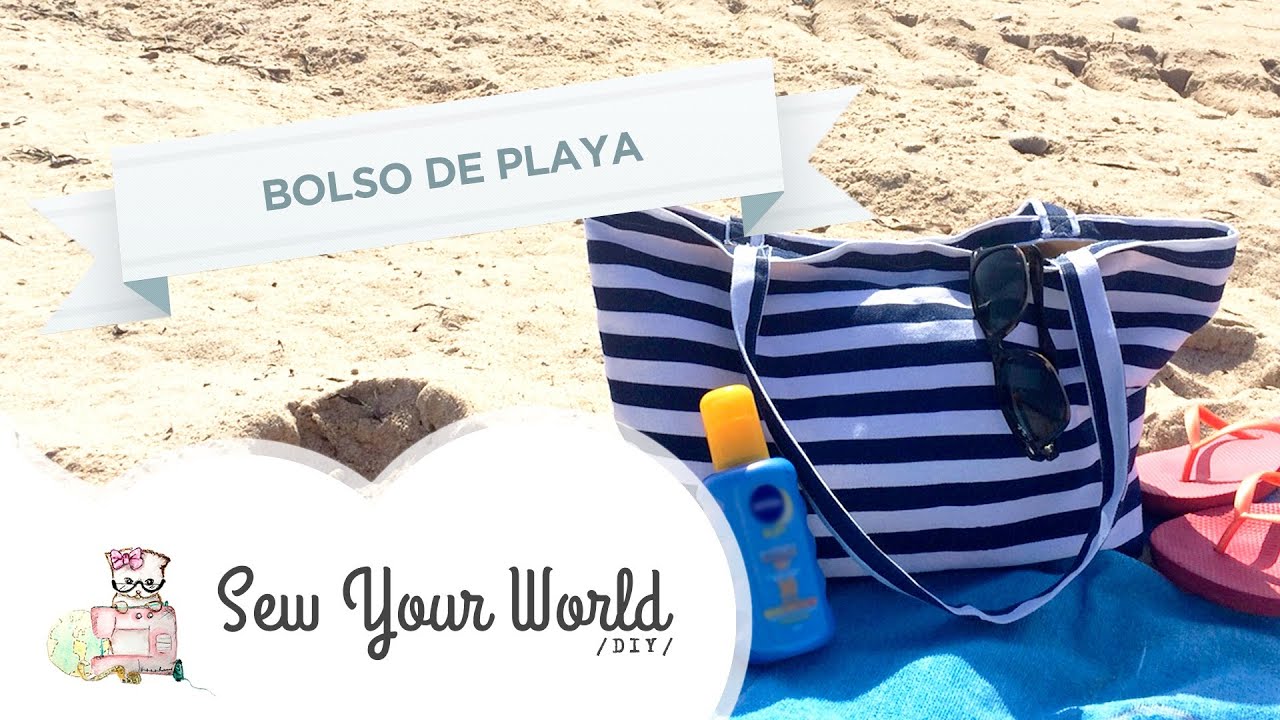 Como Hacer un Bolso de Playa #DIY