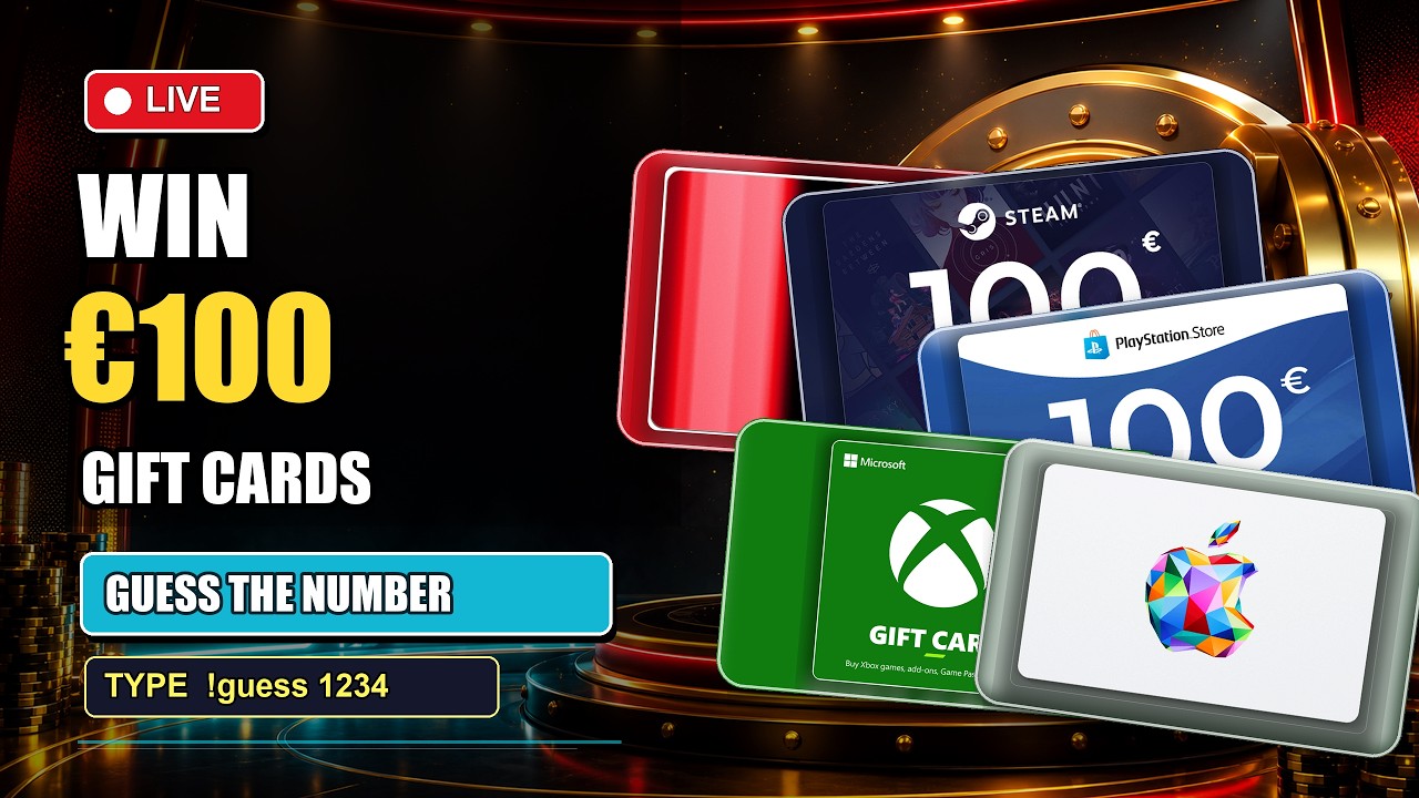 Win &euro;100 Apple, Steam, PSN, Xbox & More | Guess the Number & Win