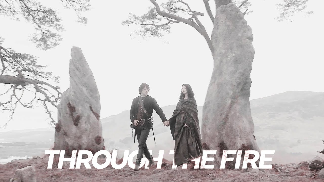 jamie and claire fraser | through the fire