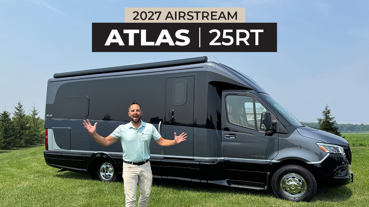 Мировая премьера 2027 Airstream Atlas 25RT: две односпальные кровати сзади и мощная литиевая система