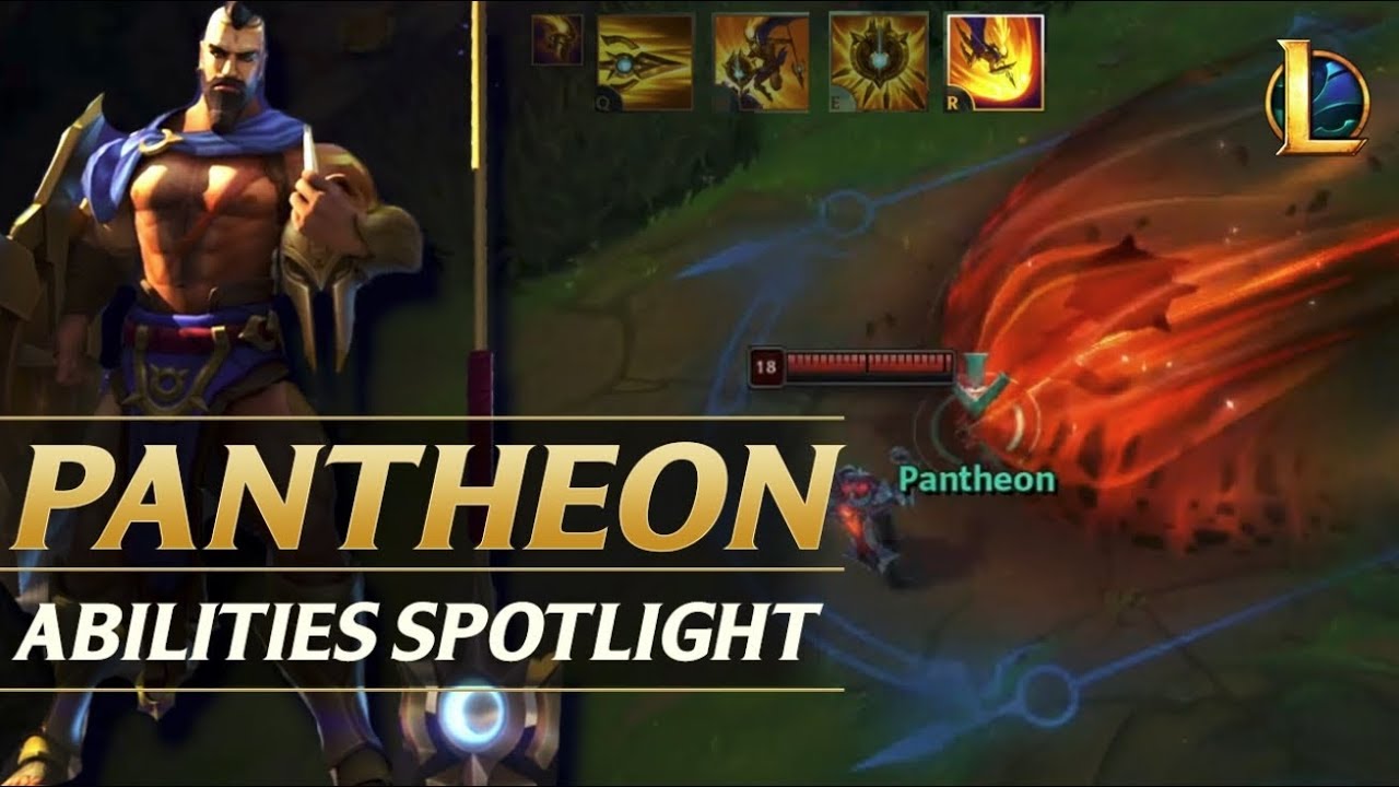 PANTHEON REWORK ABILITIES SPOTLIGHT - League of Legends