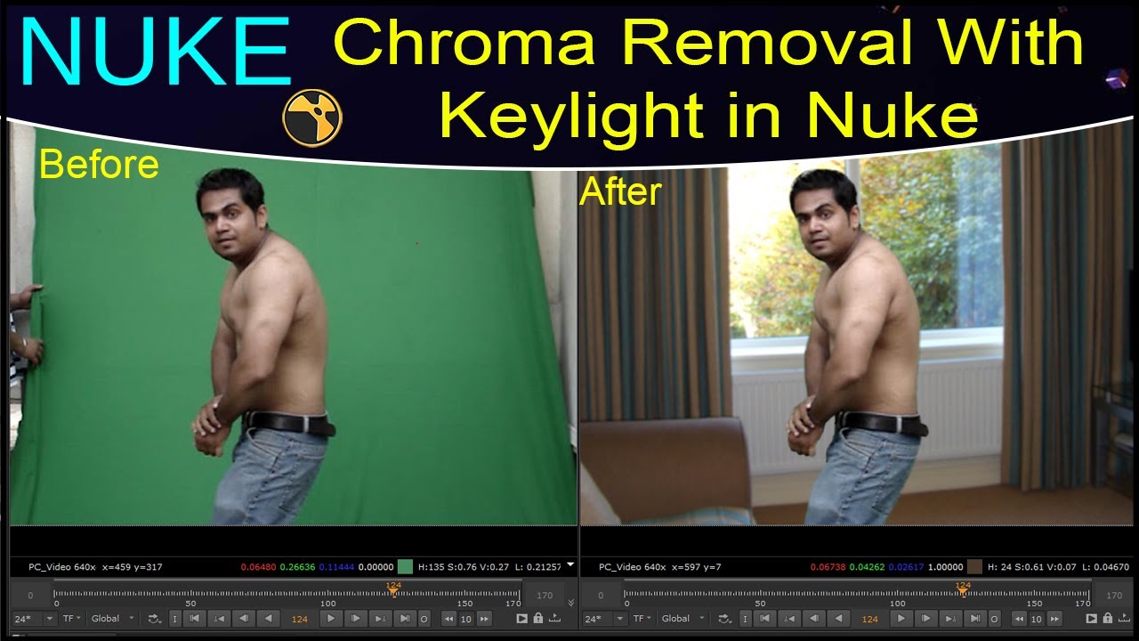 Nuke Tutorial – Chroma Removal With Keylight in Nuke | Chroma Removal in Nuke | Keylight in Nuke